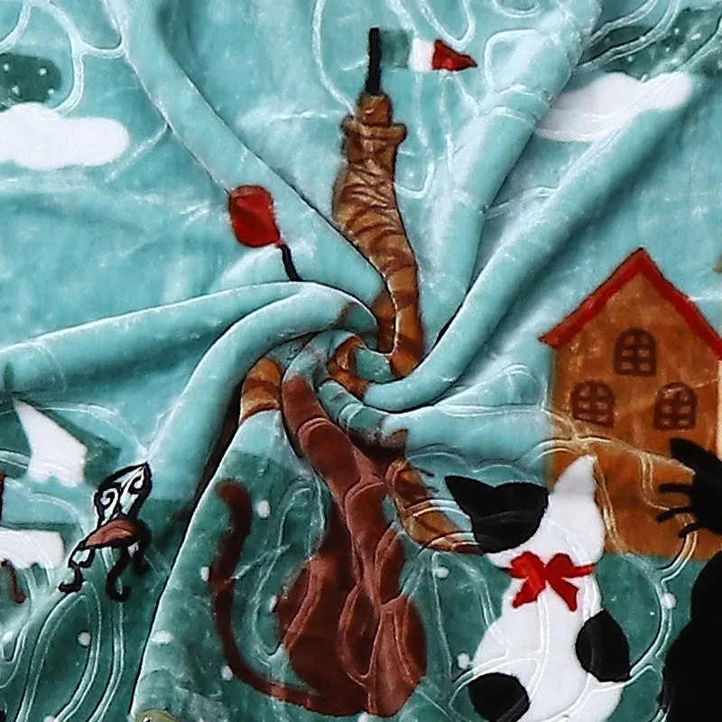 Monte Carlo Cuddly Critter Blanket - 553 GSM media 5
