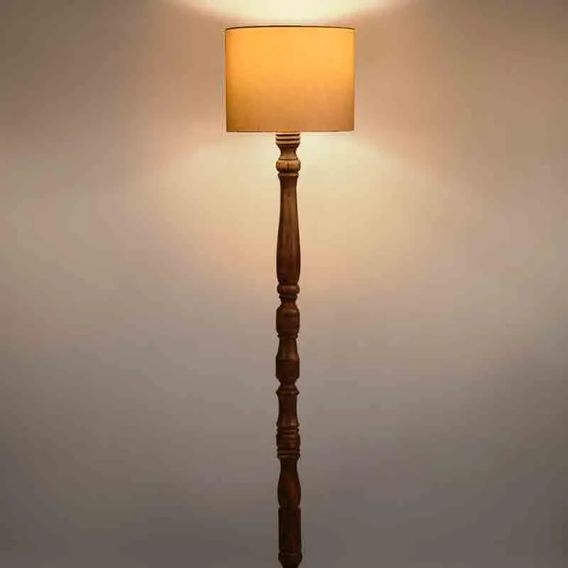 Braided Floor Lamp - White media 3
