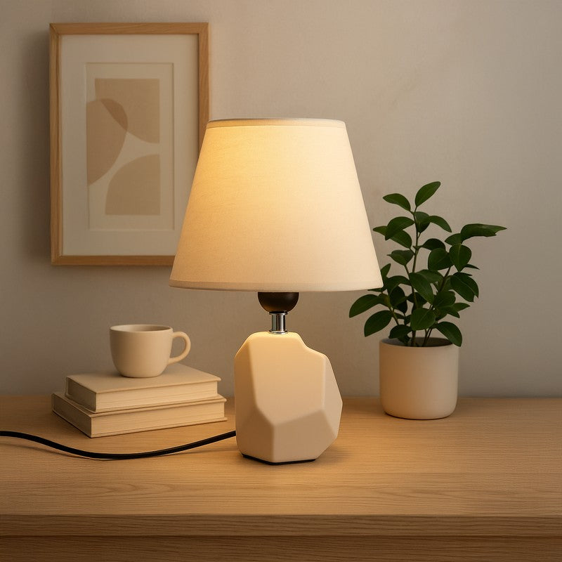 Aurivelle Ceramic Table Lamp - White