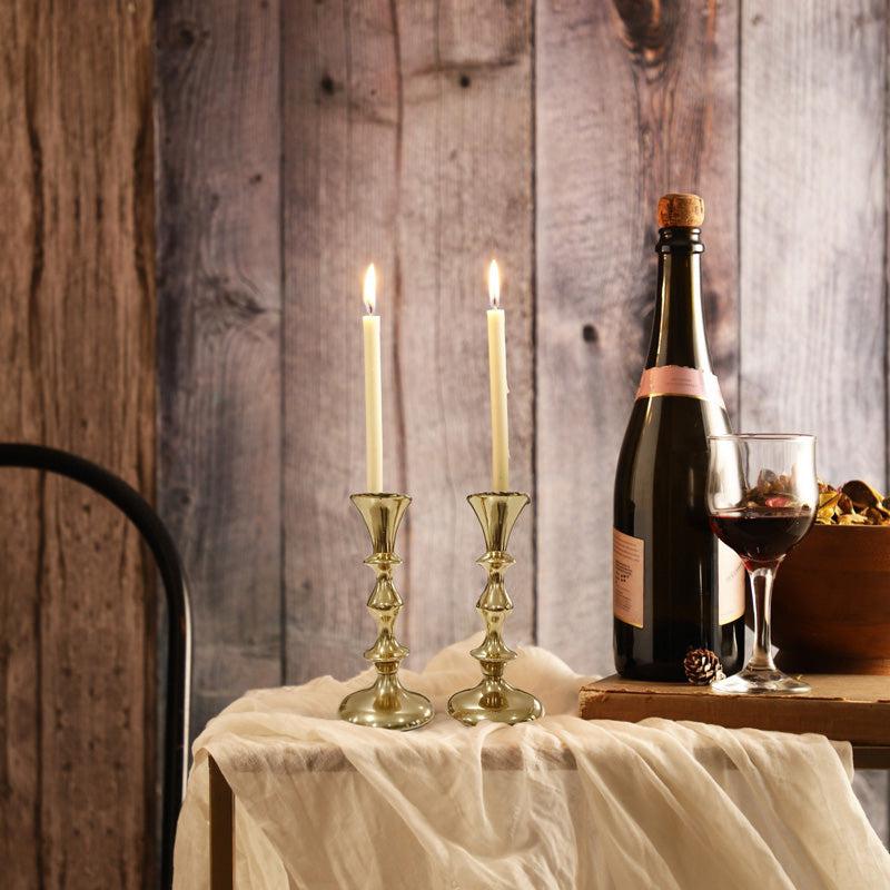 Ottista Taper Candle Holder (Gold) - Set Of Two media 7