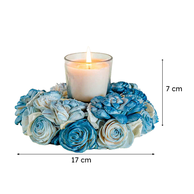 Fleur Amour Dried Flower Wreath - Blue media 7