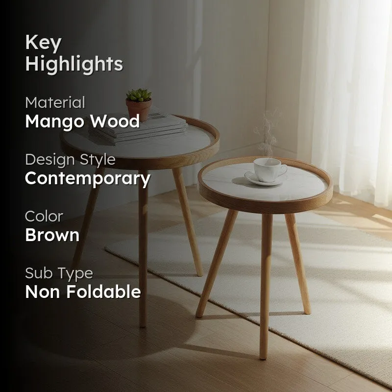 Arden Wood Side & Bedside Tables - Set Of Two media 2