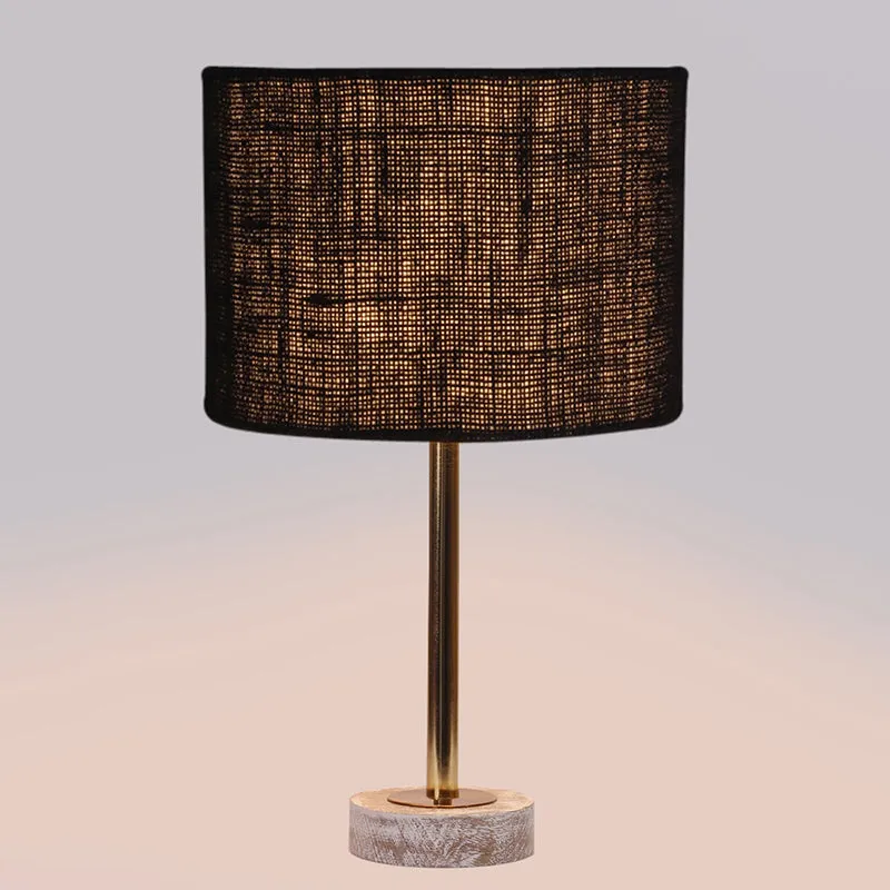 Sienna I Rodin Wooden Table Lamp - Black,Gold,White media 5