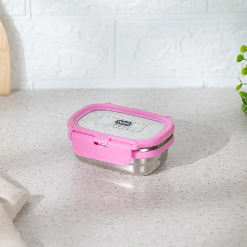Yum Lock Insulated Lunch Box (Pink) - 150 mL media 1