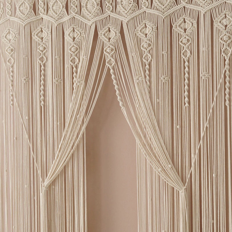 Nettle Weave Macrame Cotton Wall Hanging media 4