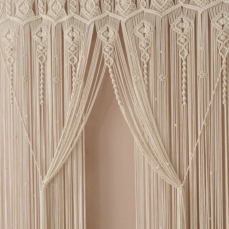 Nettle Weave Macrame Cotton Wall Hanging - 4