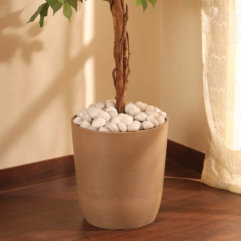 Leaf Nest Planter (Taupe) - Medium media 4
