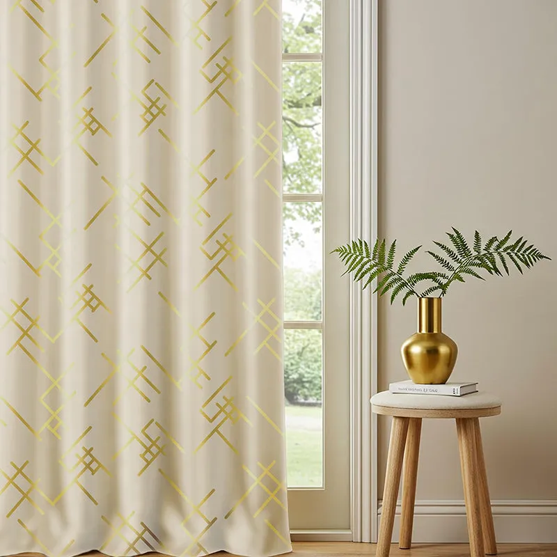 Urban Space Dusken Blackout Curtain - Beige media 3