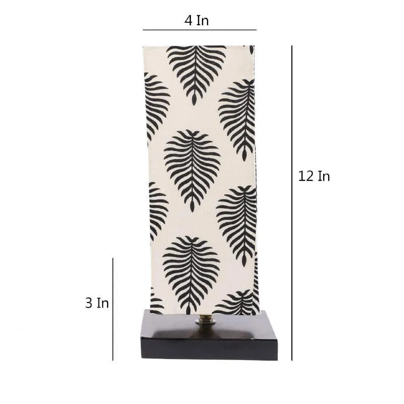 Tropica Ingram Fabric Table Lamp - Black,White media 5