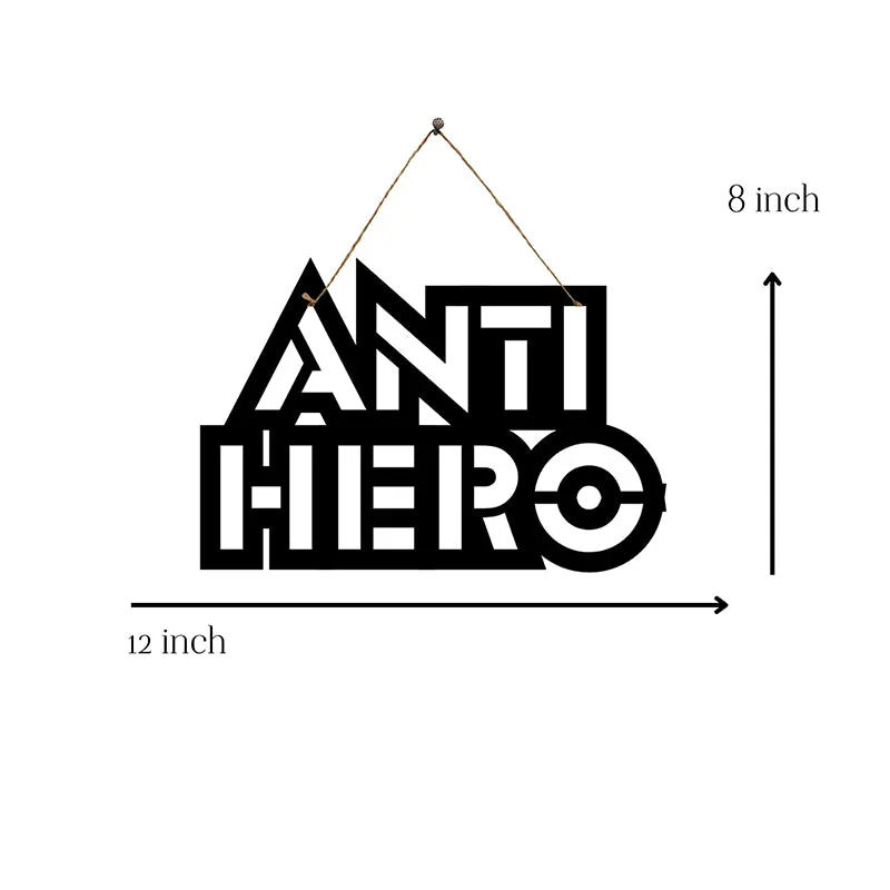 Anti Hero Mild Steel Wall Accent media 5
