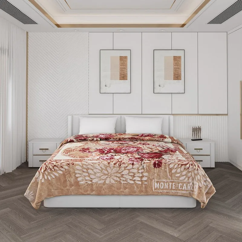 Monte Carlo Floral Serenity Blanket - 850 GSM media 4