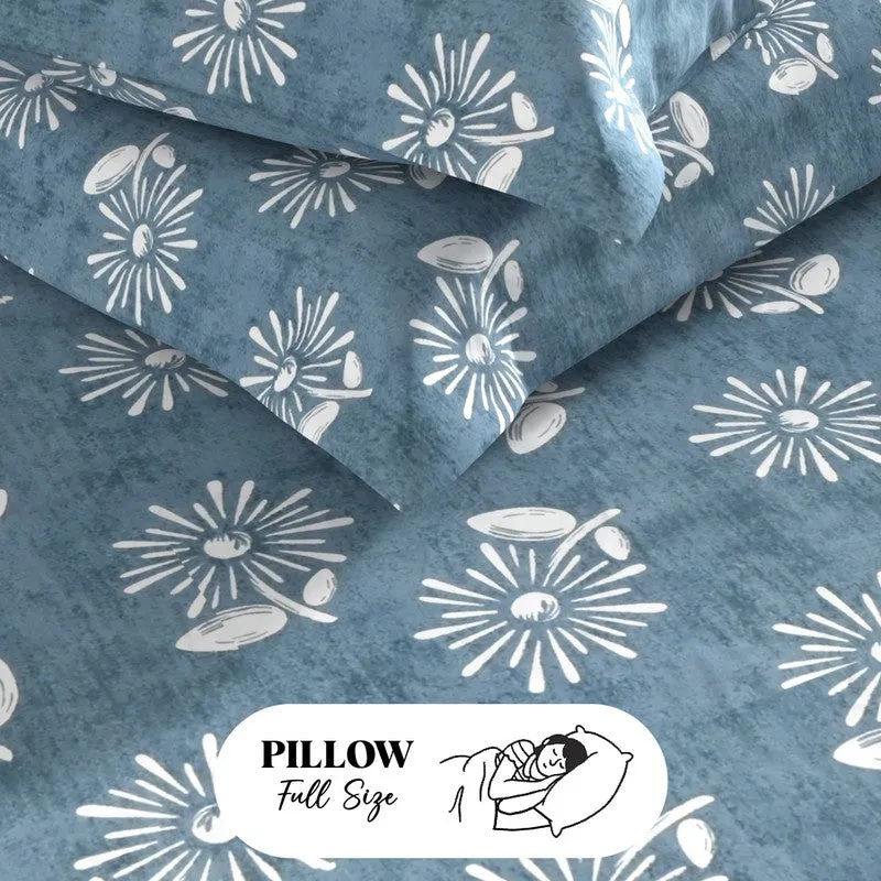 Myden Bedsheet (Blue) - 115 GSM media 6