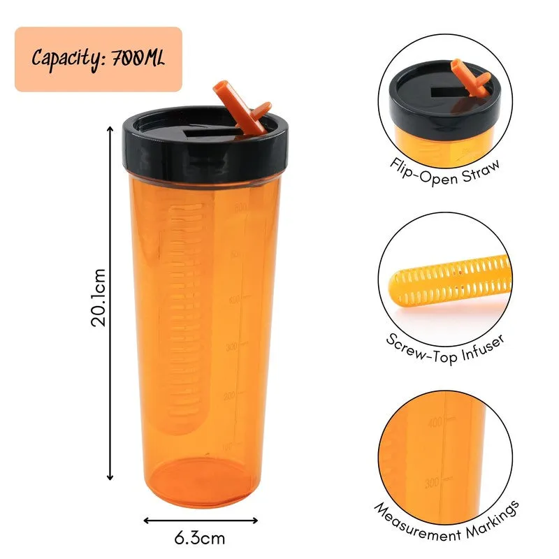 AquaFlow Sipper Water Bottle - 700 mL media 6