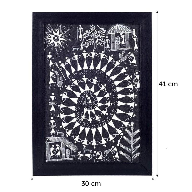 Mila Warli Canvas Wall Art media 6