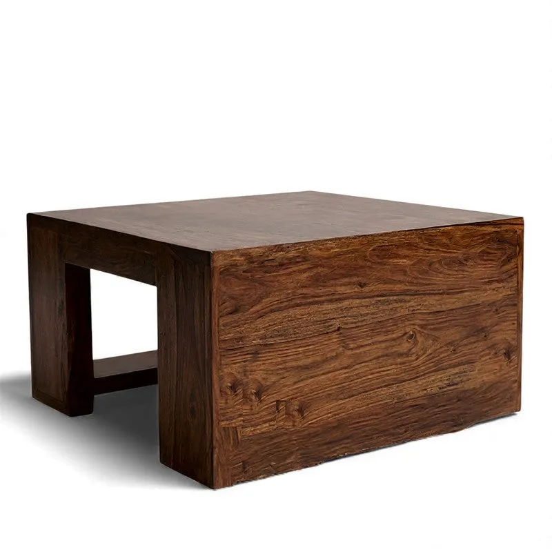 Crixon Sheesham Wooden Center Table - Brown media 6