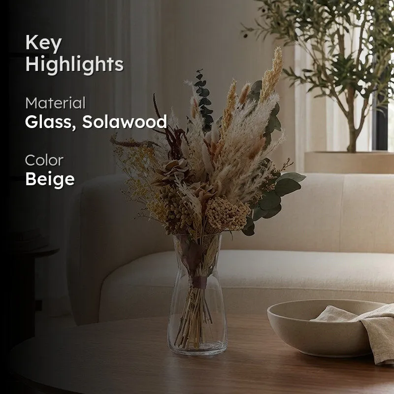 Beige Delight Solawood Flower Bunch media 2