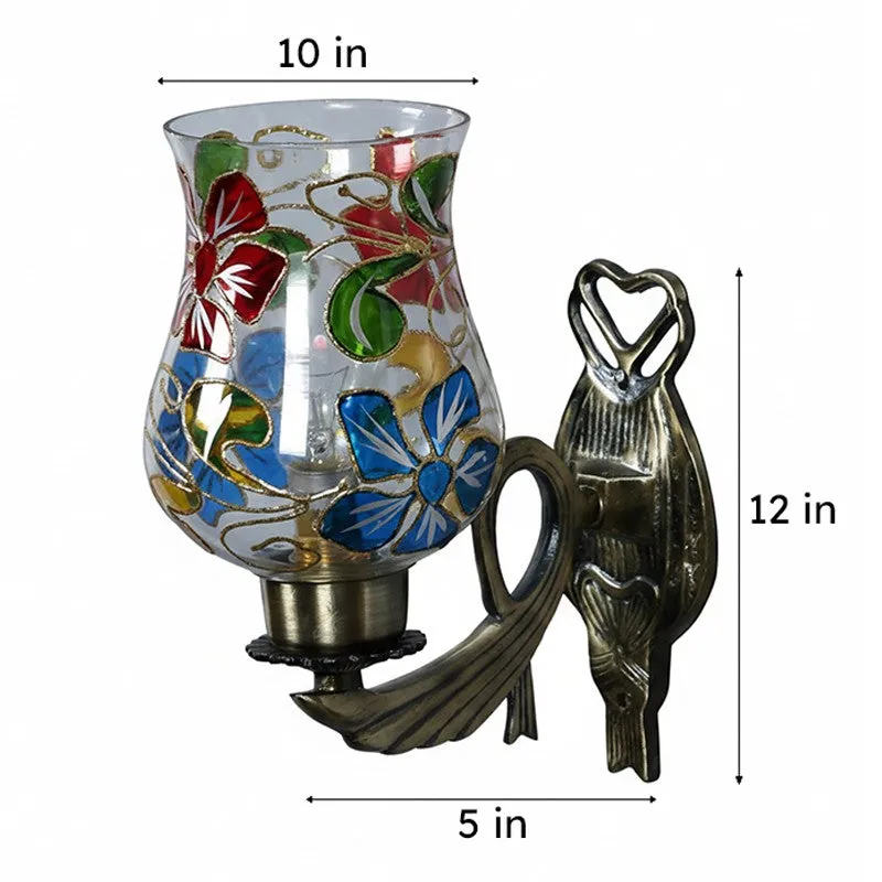 Fumo Love Gleam Mosaic Glass & Metal Wall Lamp media 5