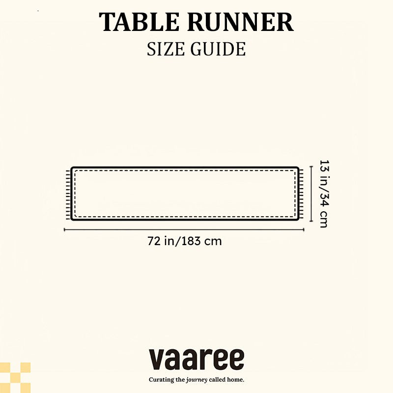 Akasam Cotton Table Runner - Grey image 6