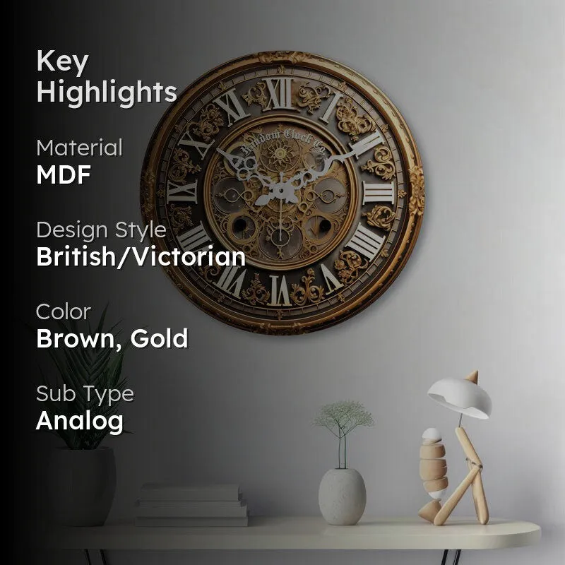 Seine Dromo 3D Printed MDF Wall Clock media 2