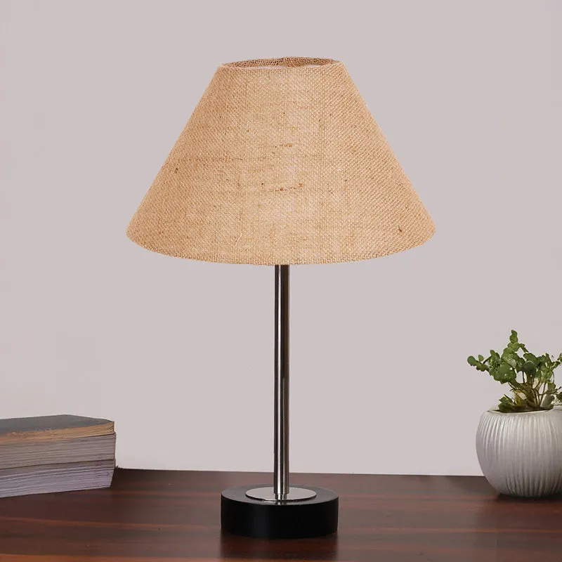 Sienna II Rodin Wooden Table Lamp - Beige,Silver,Black media 3