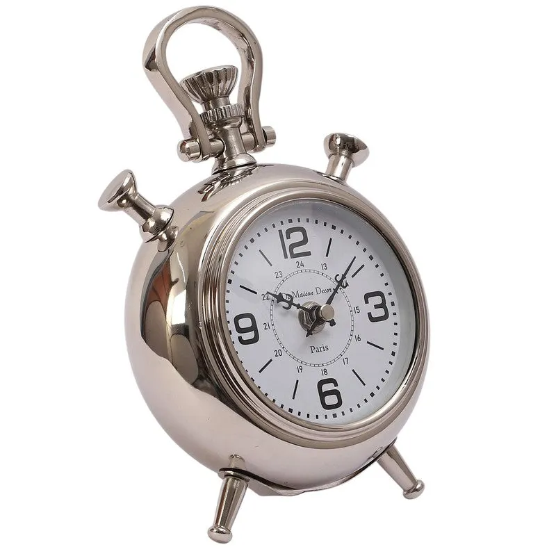 The Belvedere Table Clock - Silver media 4