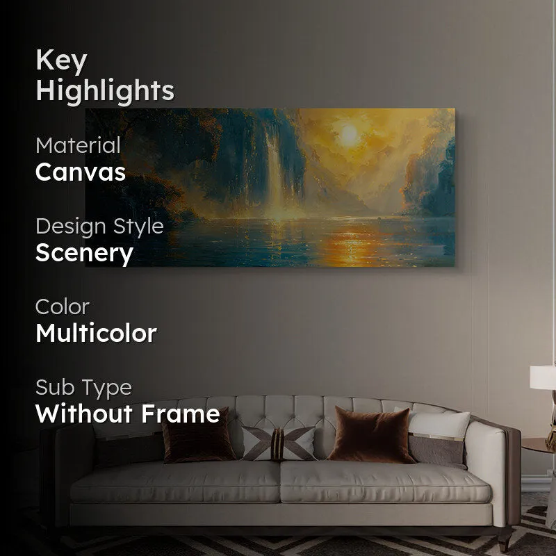Azure Valinor Canvas Wall Painting media 2