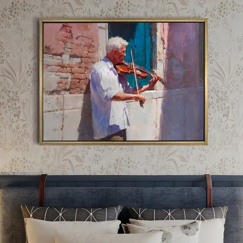 Shadow Strings Canvas Wall Painting With Frame media 5