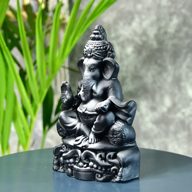 Mukti Ganesha Terracotta Idol media 1