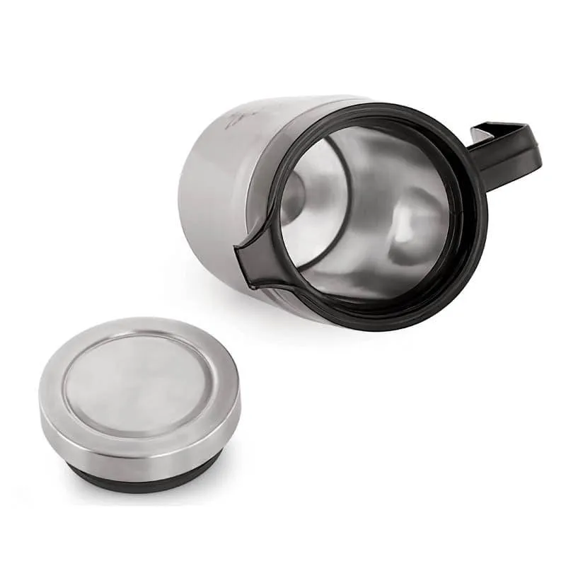Lyra Stainless Steel Flask (Black,Silver) - 1500 mL media 4