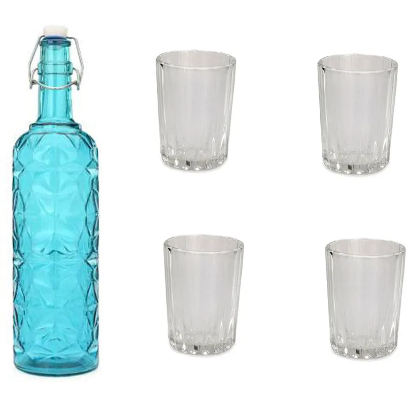 Neo 1000 mL Water Bottle With 200 mL Glasses - Five Piece Set media 3