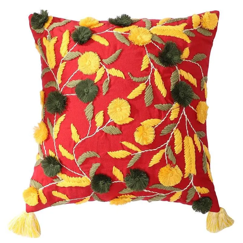 Floro Magica Cushion Cover - Red media 4
