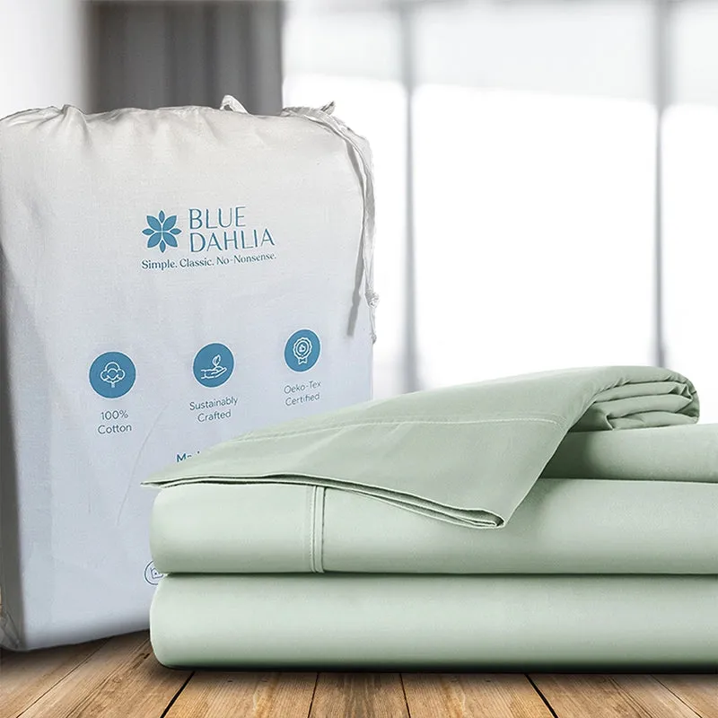 Maison Cotton Duvet Cover (Sage) - 200 TC - 7