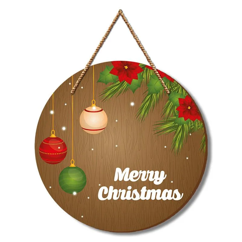 Feliz Navidad Festive MDF Wall Hanging media 1