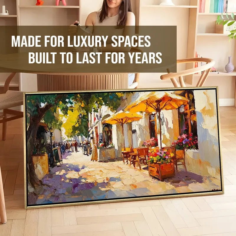 Village Ease Canvas Wall Painting With Frame media 7