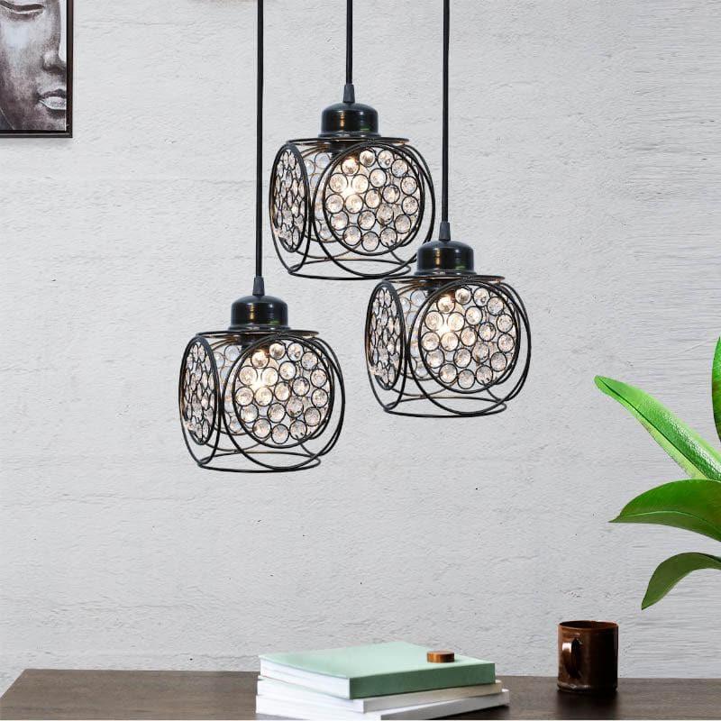 Capri Cluster Pendant Lamp - Black media 3