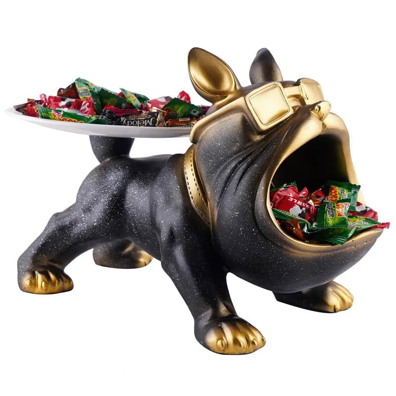 The Posh Pup Painted Polyresin Show Piece - Black media 4