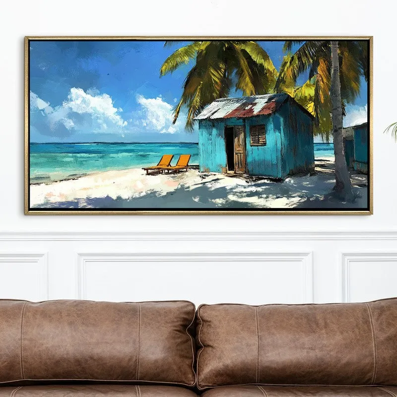 Haven Canvas Wall Painting With Frame media 4