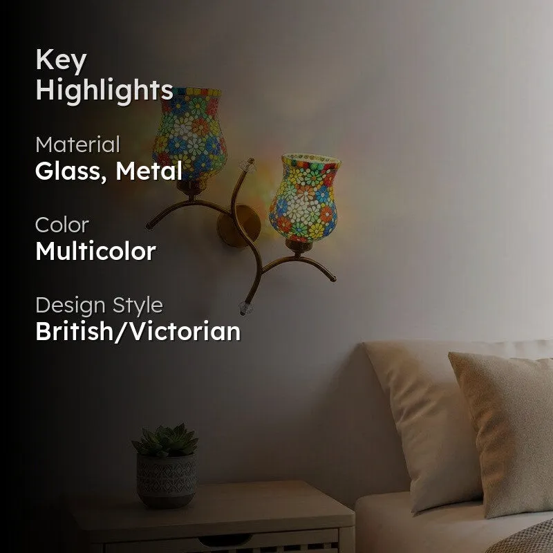 TwinAura Glass Wall Lamp - Multicolor media 2