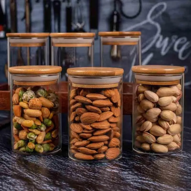 Prito Jar with Wooden Lid (270 mL Each)- Set of 6 media 1