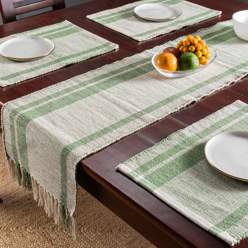 Freyja Handwoven Cotton Table Runner