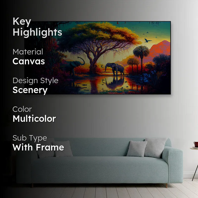 Cybele Magic Islad Canvas Wall Painting media 2