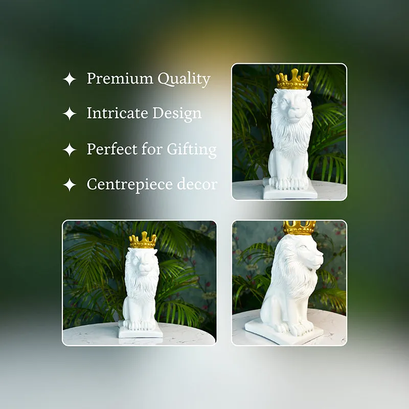 Leo Crown Showpiece - White media 4