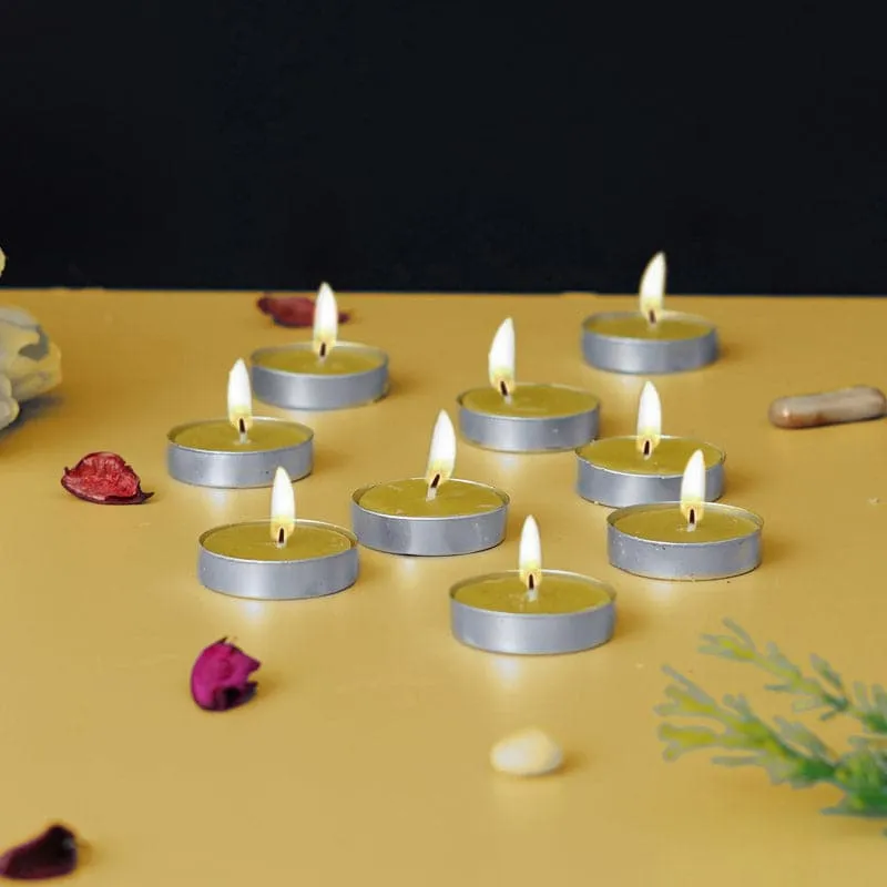 Sepova Vanilla Scented Tealight Candle - Set Of Ten media 1