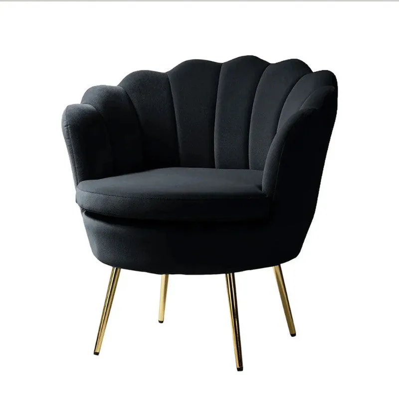 Velvique Shadow Accent Chair  Black media 4
