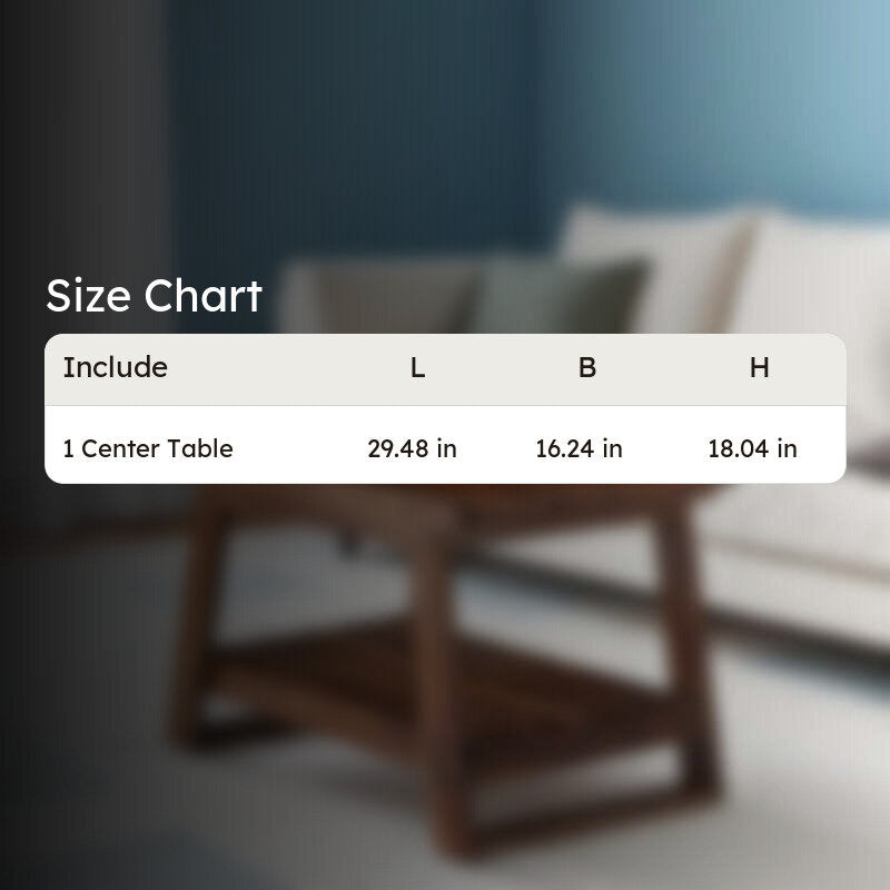 Axeron Sheesham Wooden Center Table - Brown media 11