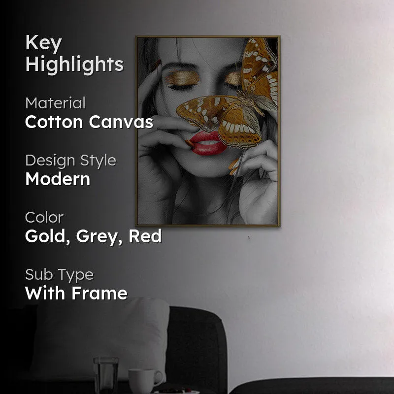 Femme Fiery Wall Art media 2