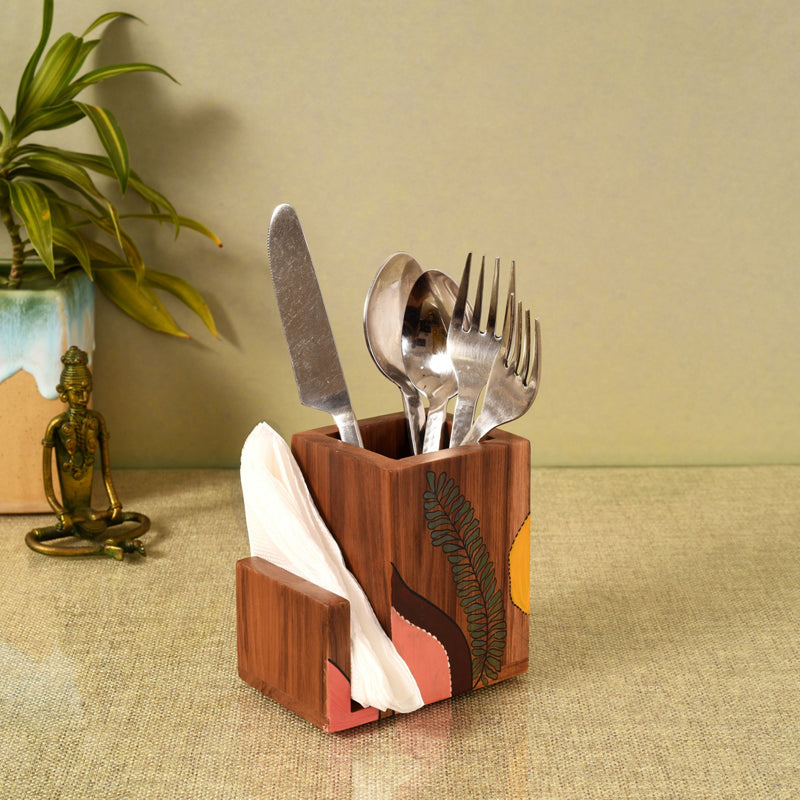 Leafery Cutlery Holder