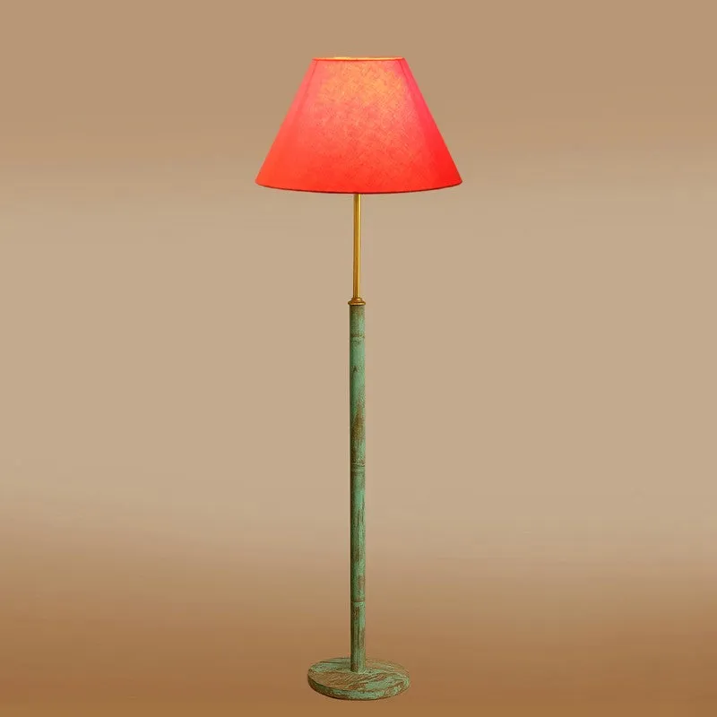 Canyon Glow Wooden Floor Lamp - Orange media 6