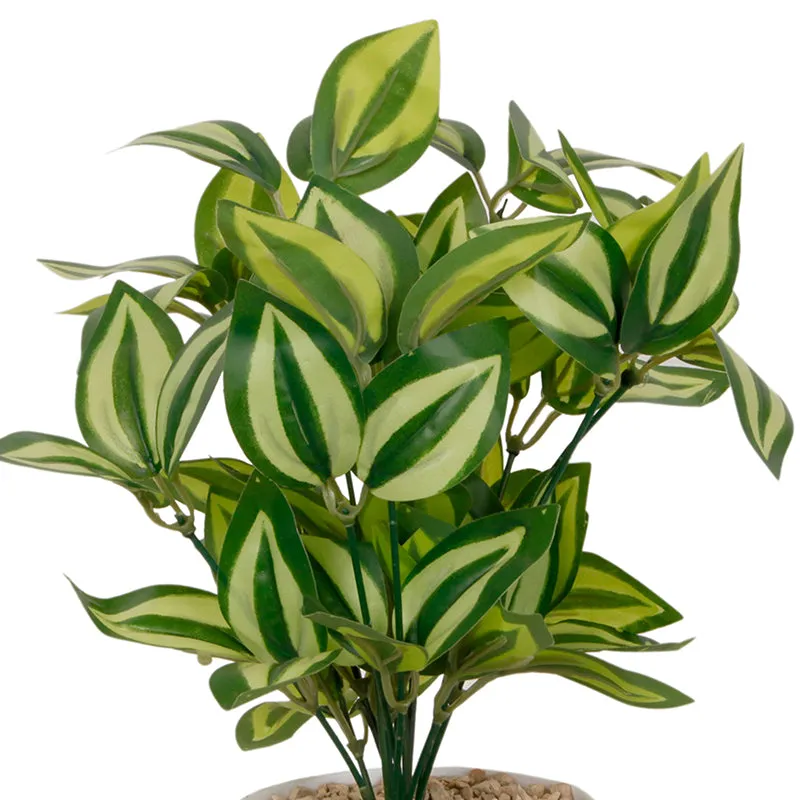 Deanna Artificial Plant With Black Plastic Pot -1 Feet media 4