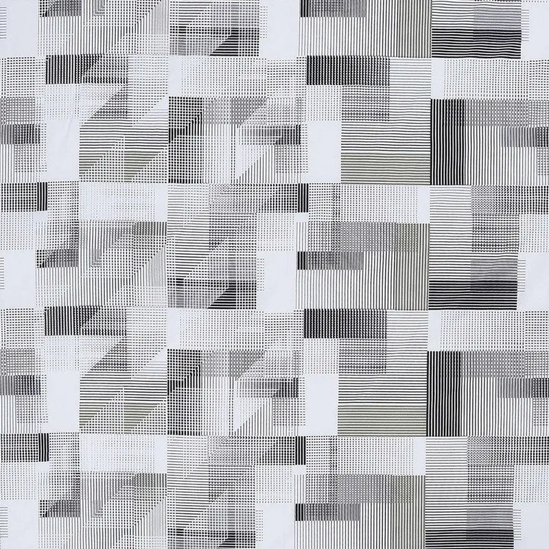 Monte Carlo Checkora Cotton Bedsheet (White,Olive Green) - 104 TC media 7